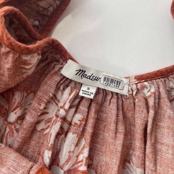 Madewell Rust Floral Maxi Dress - Picture 4 of 5